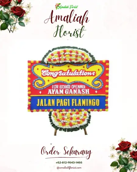 Sewa Papan Bunga Tempat Pernikahan Bojonggede